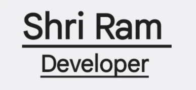 Shri Ram Developers Logo