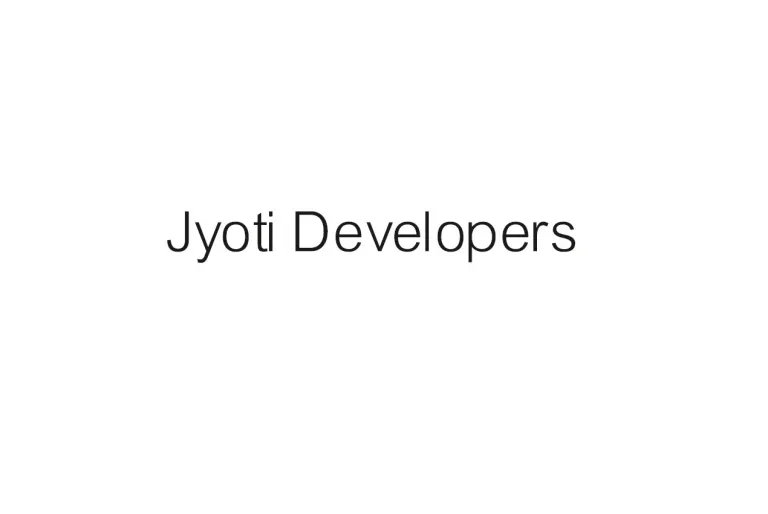Jyoti Developers Logo