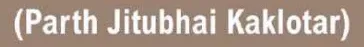 Parth Jitubhai Kaklotar Logo