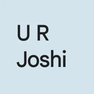 U R Joshi Logo