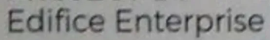 Edifice Enterprise Logo