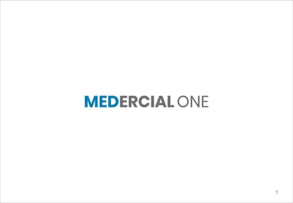 Medercial One Brochure Image 1