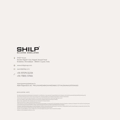 Shilp Serene Brochure Image 19