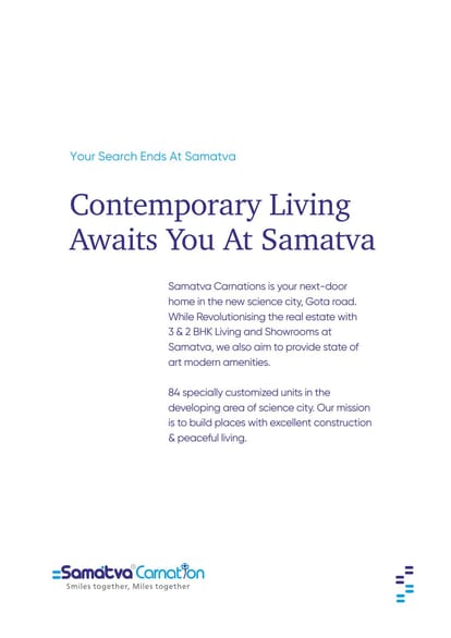 Samatva Carnation Brochure Image 3