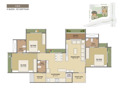 3 BHK Flat On Rent Brochure Image 19