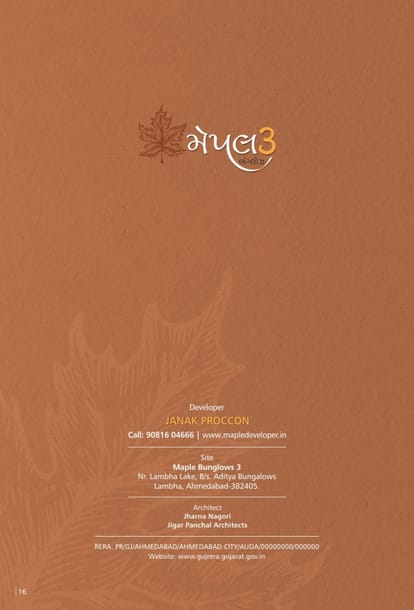 Maple Bunglows 3 Brochure Image 9