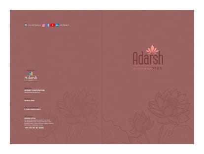Adarsh Lotus Brochure Image 1