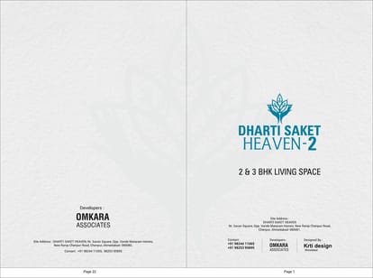 Dharti Saket Heaven 2 Brochure Image 1