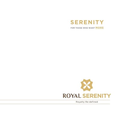 Royal Serenity Brochure Image 1
