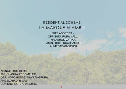 La Marque Brochure Image 1