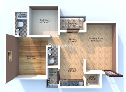 2 BHK Flat for Sale in Sargasan, Gandhinagar Image 3