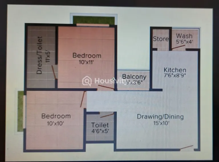 2 BHK Flat for Sale in Sargasan, Gandhinagar Image 1