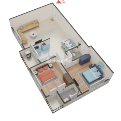 2 BHK Flat for Sale in Sargasan, Gandhinagar Image 1