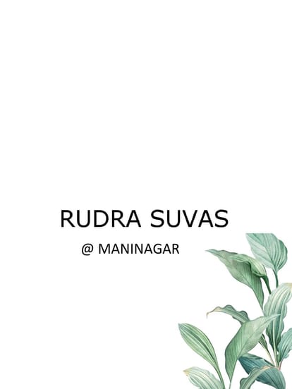 Rudra Suvas Brochure Image 1