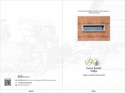 Love Kush Villa Brochure Image 1
