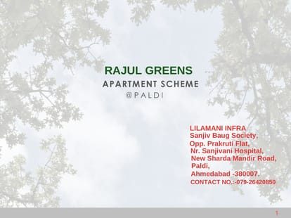 Lilamani Rajul Greens Brochure Image 1