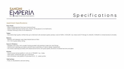 Sangini Emperia Brochure Image 12