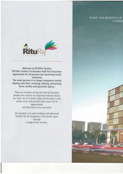 Avadh Rituraj Textile Hub Brochure Image 2