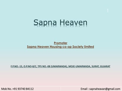 Sapna Heaven Brochure Image 1
