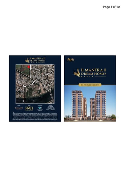 Mantra Dream Homes Brochure Image 1