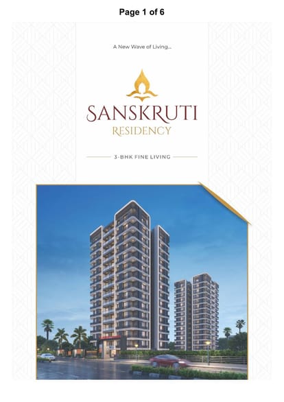 Sanskruti Residency Brochure Image 1