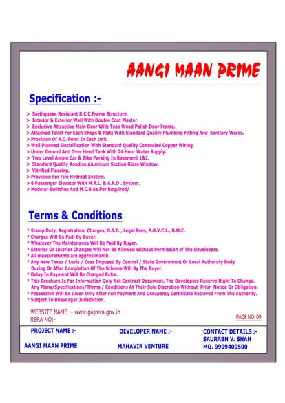 Aangi Maan Prime Brochure Image 9