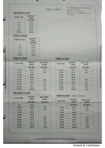 Snehdarshan Apartment Brochure Image 6