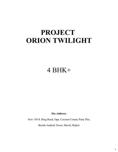 Orion Twilight Brochure Image 1