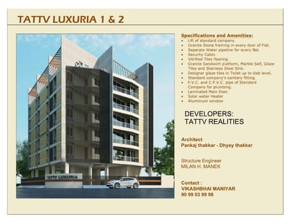 Tattv Luxuria 1 and 2 Brochure Image 4