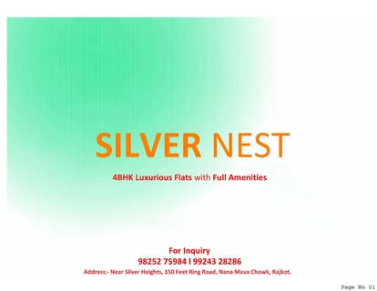 Silver Nest Brochure Image 1