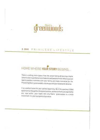 Neel's Greenwoods Brochure Image 2