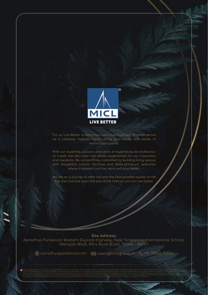 MICL Aaradhya Parkwood Brochure Image 9