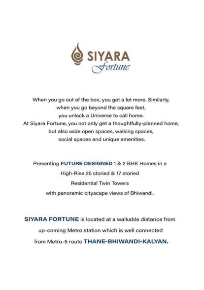 Shakti Siyara Fortune Brochure Image 2