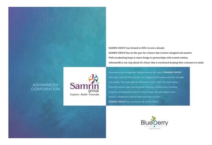 Samrin Ashwamedh Blue Berry Brochure Image 2