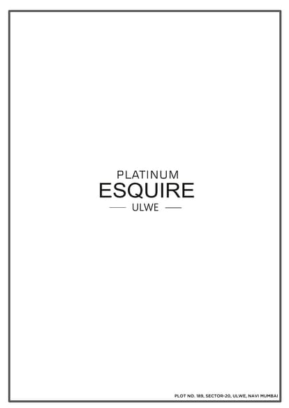Platinum Esquire Brochure Image 1