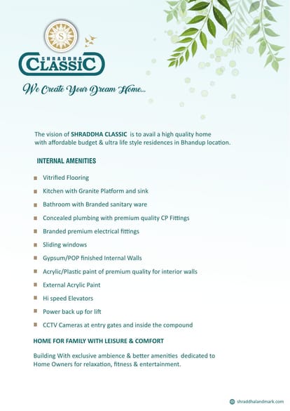 Shraddha Classic Brochure Image 8