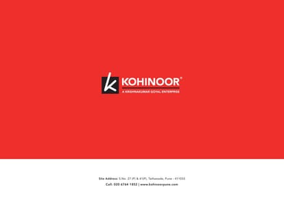 Kohinoor Sapphire 3 Brochure Image 16