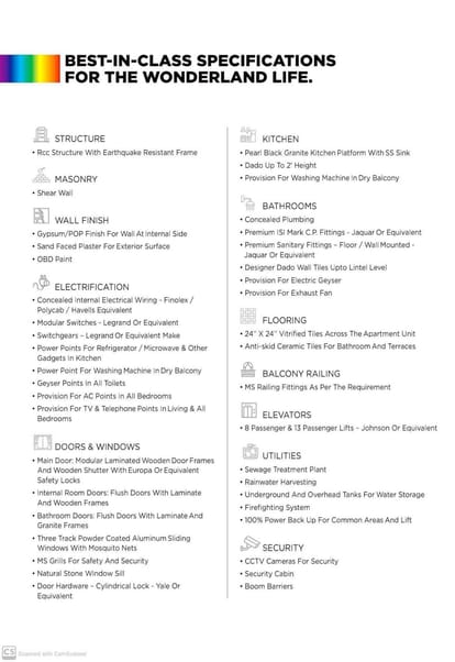 Mantra Wonderland Brochure Image 11