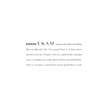 Rohan Ekam Brochure Image 3