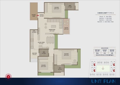 1827 Sqft 3 BHK For Sale Brochure Image 18