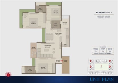 1827 Sqft 3 BHK For Sale Brochure Image 20