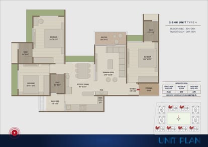1827 Sqft 3 BHK For Sale Brochure Image 16