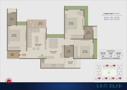 1827 Sqft 3 BHK For Sale Brochure Image 13