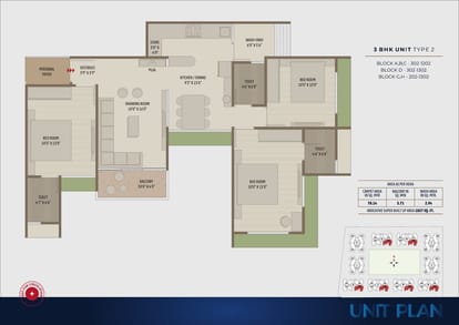 1827 Sqft 3 BHK For Sale Brochure Image 14