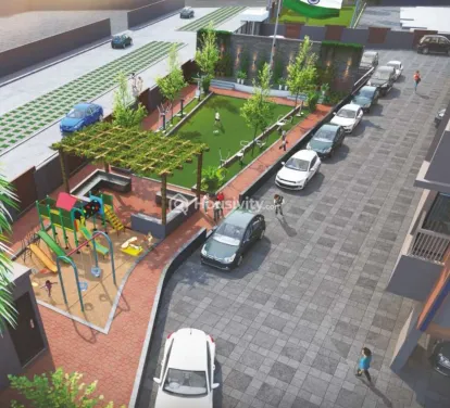 Swastik Prism City Indigo Image 5