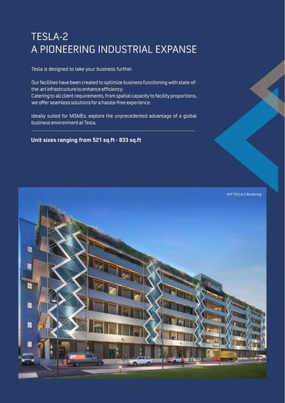 Raheja Tesla Industrial Brochure Image 2