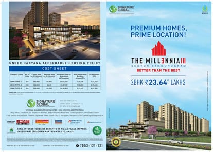 Signature Global Millennia 3 Brochure Image 1