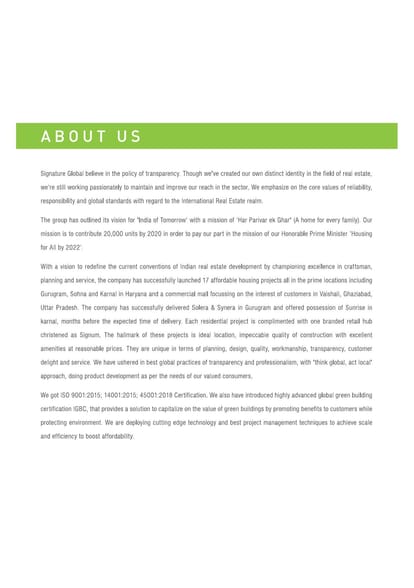 Signature Global Aspire Brochure Image 2