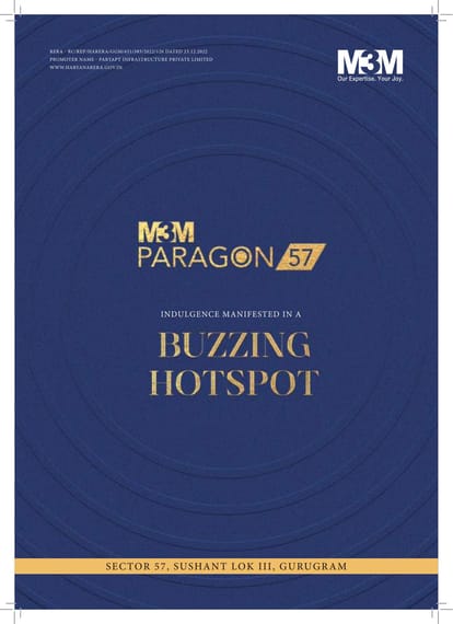 M3M Paragon 57 Brochure Image 1