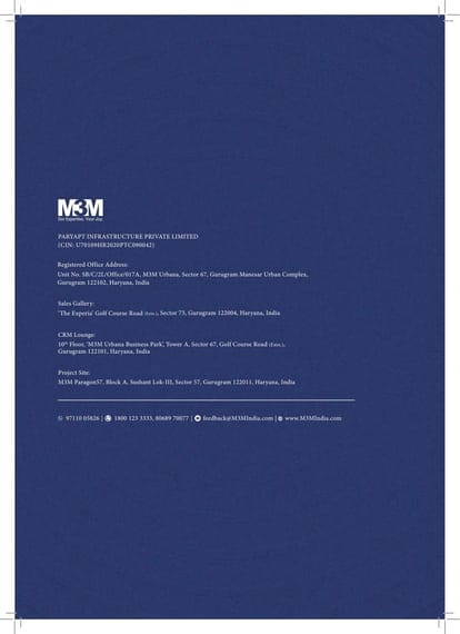 M3M Paragon 57 Brochure Image 24
